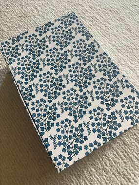 Dabney Lee Teal Blue Floral Container